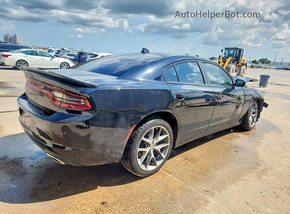 2C3CDXBG2NH202849 2022 DODGE CHARGER Black უკანა მარჯვენა