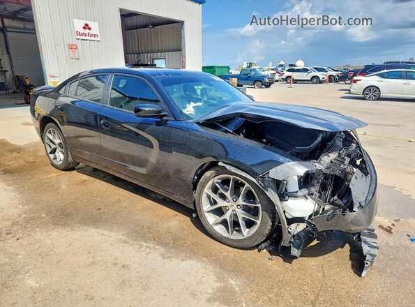 2C3CDXBG2NH202849 2022 DODGE CHARGER Black წინა მარჯვენა