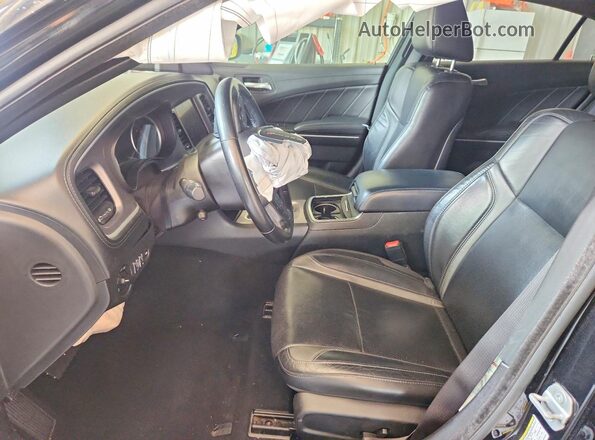 2C3CDXBG2NH202849 2022 DODGE CHARGER Black წინა სალონის ხედი