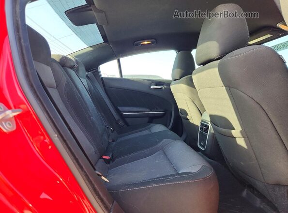 2C3CDXBG2NH258614 2022 DODGE CHARGER Красный Вид задних сидений