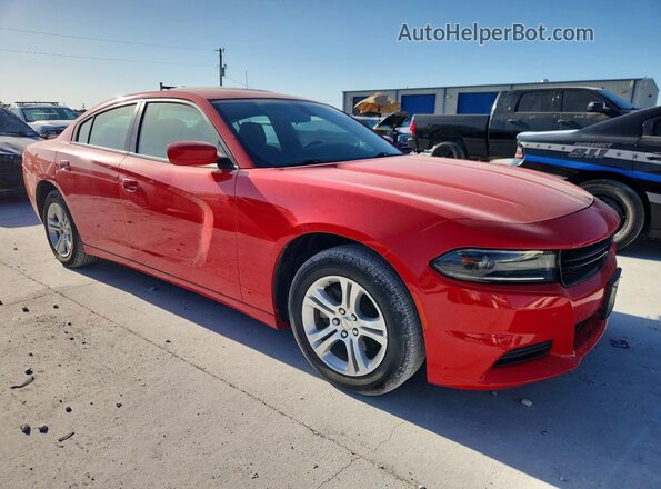 2C3CDXBG2NH258614 2022 DODGE CHARGER Красный Передняя правая четверть
