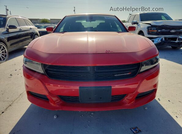 2C3CDXBG2NH258614 2022 DODGE CHARGER Красный Вид спереди