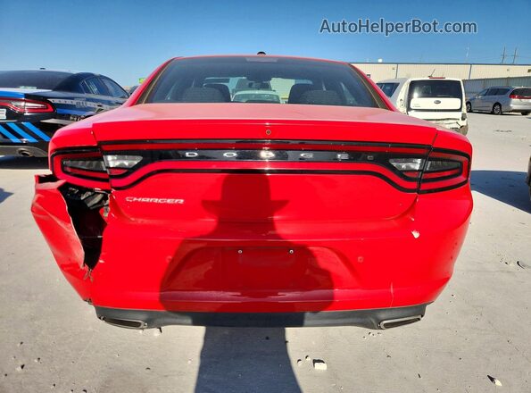 2C3CDXBG2NH258614 2022 DODGE CHARGER Красный Вид сзади