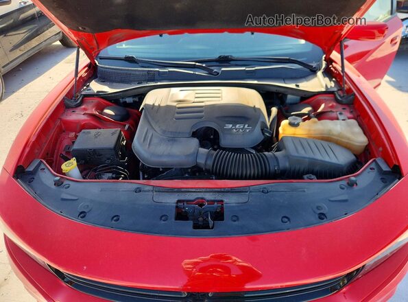 2C3CDXBG2NH258614 2022 DODGE CHARGER Красный Вид задней части салона