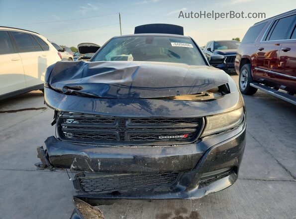 2C3CDXBG2PH651869 2023 DODGE CHARGER Black Вид спереду