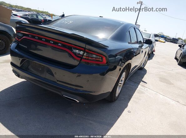 2C3CDXBG3GH115514 2016 DODGE CHARGER Black Trasero derecho