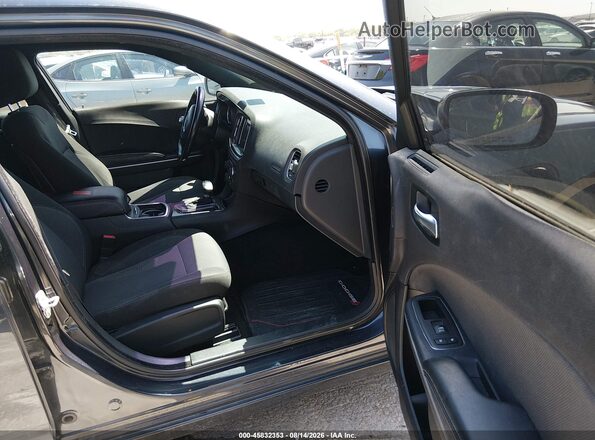 2C3CDXBG3GH115514 2016 DODGE CHARGER Black Vista interior delantera