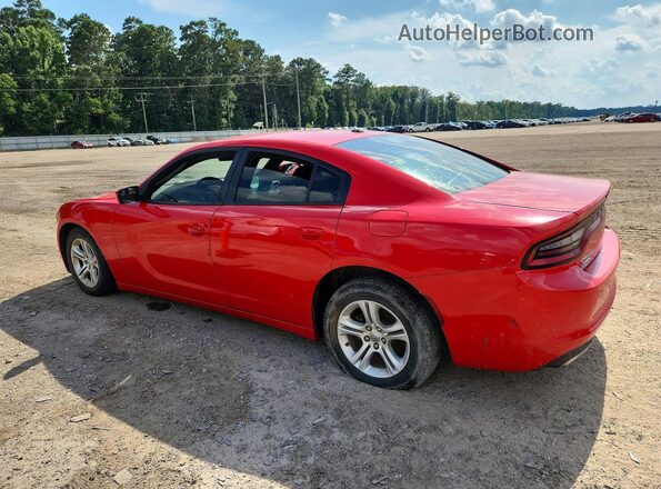 2C3CDXBG3JH291146 2018 DODGE CHARGER Красный Задняя левая четверть