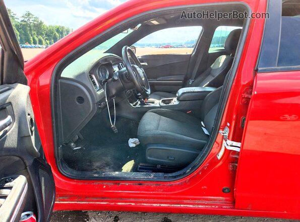 2C3CDXBG3JH291146 2018 DODGE CHARGER Красный Вид подкапотного пространства