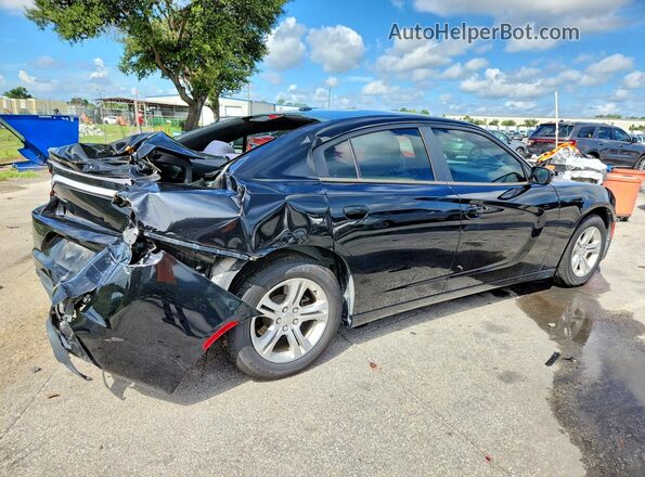 2C3CDXBG3KH546797 2019 DODGE CHARGER Black Задня права чверть