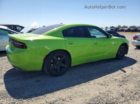 2C3CDXBG3KH650223 2019 DODGE CHARGER Green უკანა მარჯვენა