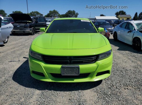 2C3CDXBG3KH650223 2019 DODGE CHARGER Green წინა ხედი