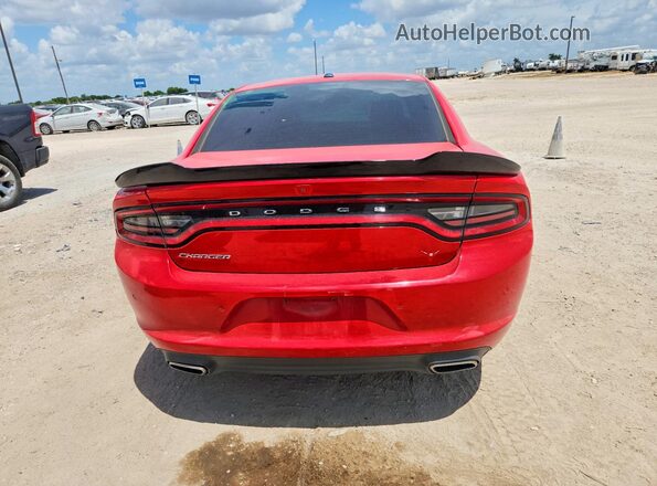 2C3CDXBG3KH754453 2019 DODGE CHARGER Красный Вид сзади