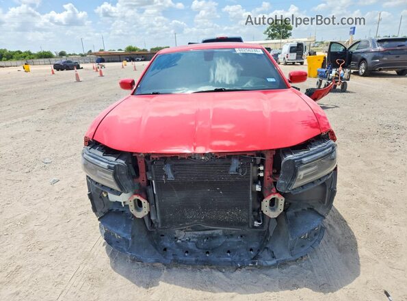 2C3CDXBG3KH754453 2019 DODGE CHARGER Красный Вид спереди
