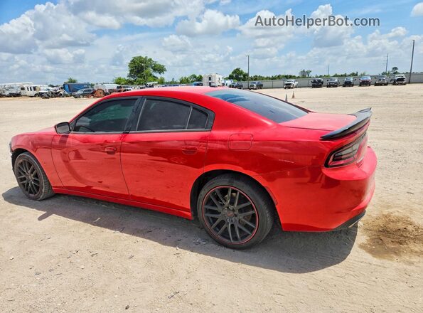 2C3CDXBG3KH754453 2019 DODGE CHARGER Красный Задняя левая четверть