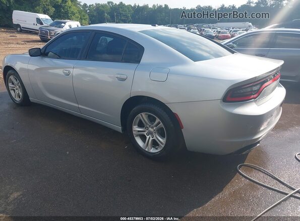 2C3CDXBG3LH100456 2020 DODGE CHARGER Gray Trasero izquierdo