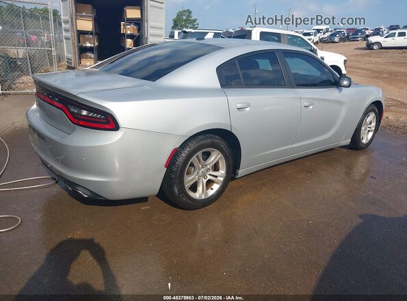 2C3CDXBG3LH100456 2020 DODGE CHARGER Gray Trasero derecho