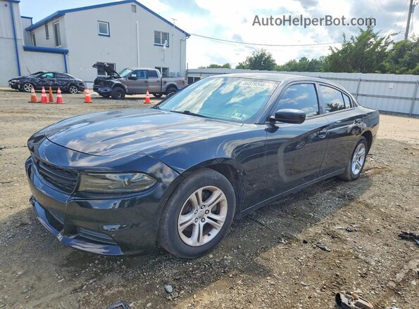 2C3CDXBG3LH119525 2020 DODGE CHARGER Black Rear left