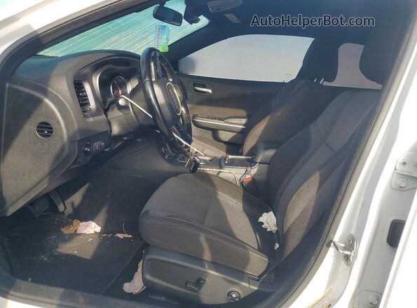 2C3CDXBG3LH126166 2020 DODGE CHARGER White წინა სალონის ხედი