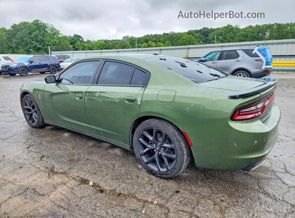 2C3CDXBG3LH158003 2020 DODGE CHARGER Green Rear left