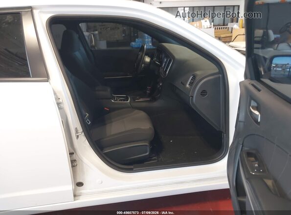 2C3CDXBG3LH188425 2020 DODGE CHARGER White Widok wnętrza z przodu