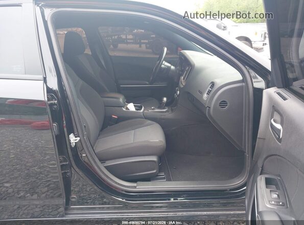 2C3CDXBG3LH190045 2020 DODGE CHARGER Black Widok wnętrza z przodu