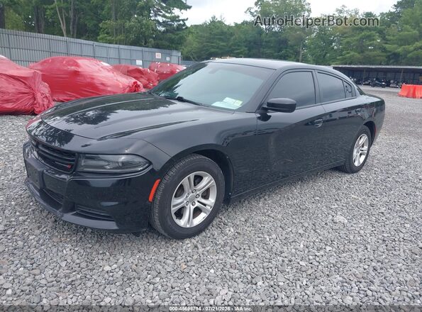 2C3CDXBG3LH190045 2020 DODGE CHARGER Black Przód lewy