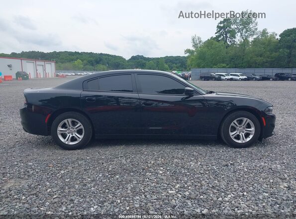 2C3CDXBG3LH190045 2020 DODGE CHARGER Black Widok wnętrza z tyłu