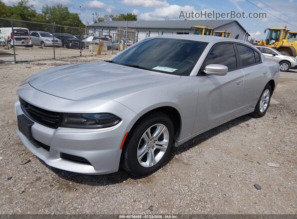 2C3CDXBG3LH190143 2020 DODGE CHARGER Gray Передня ліва чверть