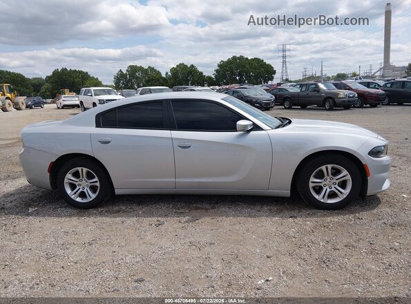 2C3CDXBG3LH190143 2020 DODGE CHARGER Gray Вид задньої частини салону