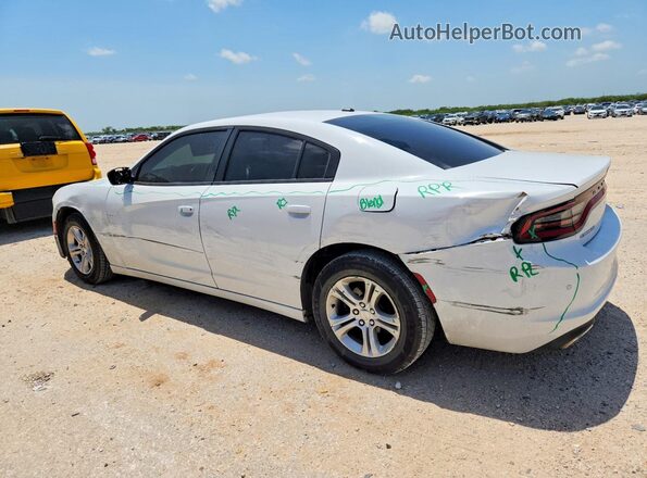 2C3CDXBG3LH204249 2020 DODGE CHARGER White Հետևի ձախ