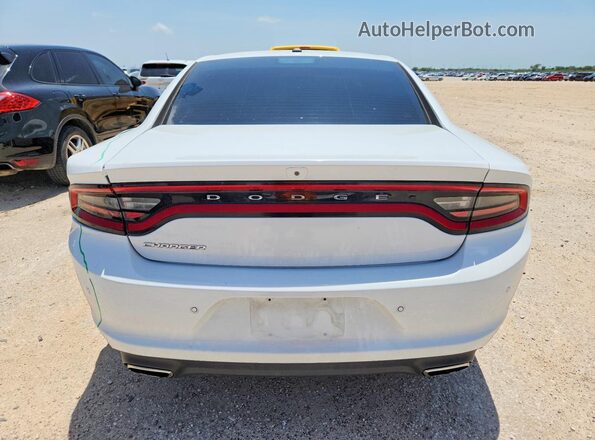 2C3CDXBG3LH204249 2020 DODGE CHARGER White Հետևի տեսք