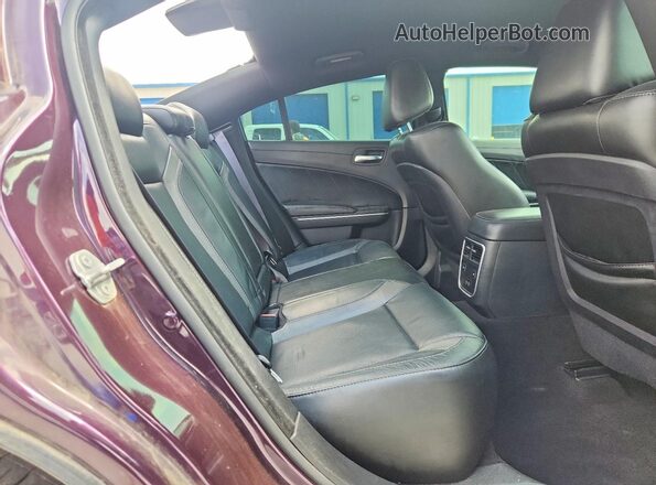 2C3CDXBG3MH561514 2021 DODGE CHARGER Purple Rear seats view