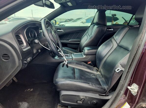 2C3CDXBG3MH561514 2021 DODGE CHARGER Purple Front interior view