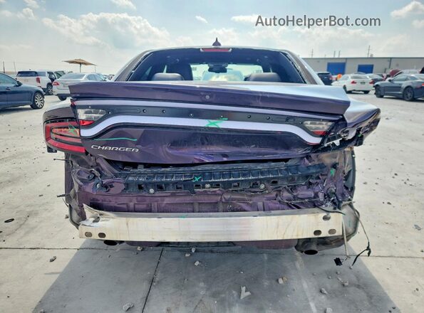 2C3CDXBG3MH561514 2021 DODGE CHARGER Purple Rear view
