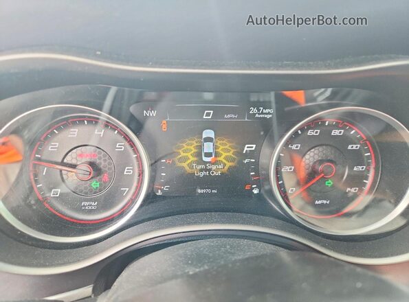 2C3CDXBG3MH561514 2021 DODGE CHARGER Purple Instrument cluster view