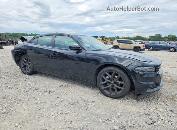 2C3CDXBG3MH675335 2021 DODGE CHARGER Черный Передняя правая четверть