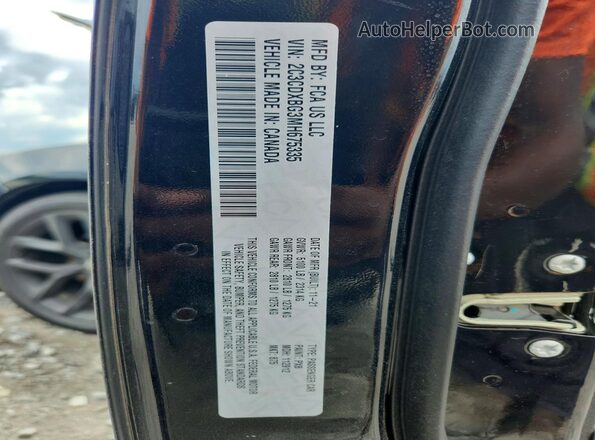 2C3CDXBG3MH675335 2021 DODGE CHARGER Черный Вид подкапотного пространства