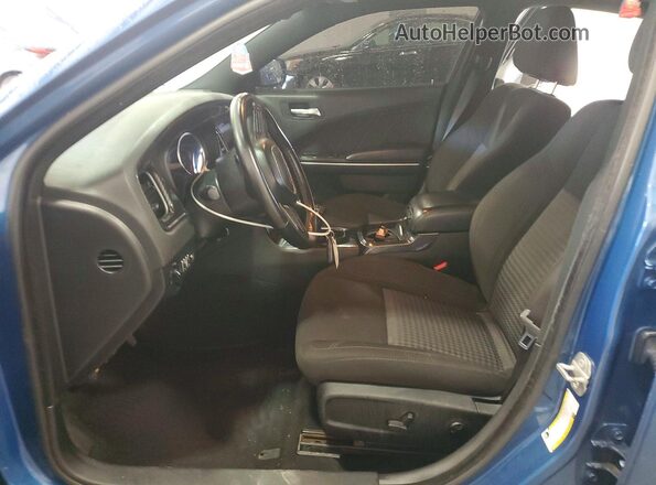 2C3CDXBG3MH678896 2021 DODGE CHARGER Blue Vista interior delantera