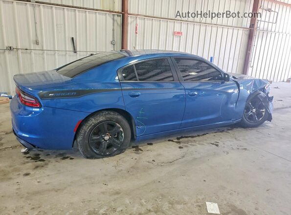 2C3CDXBG3MH678896 2021 DODGE CHARGER Blue Trasero derecho