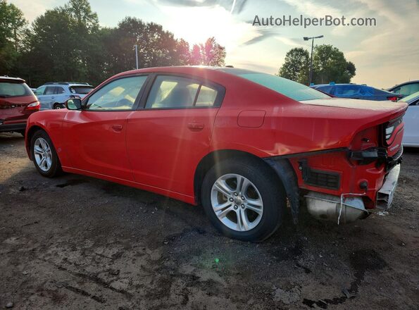 2C3CDXBG3NH137946 2022 DODGE CHARGER Красный Задняя левая четверть