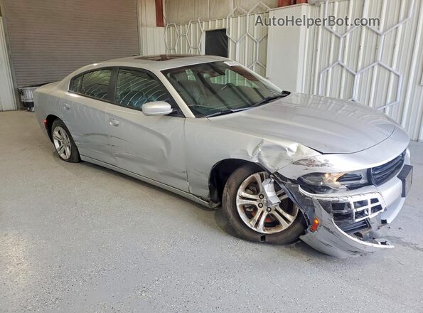 2C3CDXBG3NH145299 2022 DODGE CHARGER Серебряный Передняя правая четверть