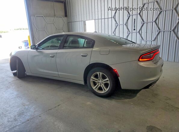 2C3CDXBG3NH145299 2022 DODGE CHARGER Серебряный Задняя левая четверть