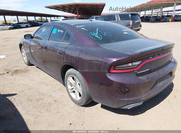 2C3CDXBG3NH157680 2022 DODGE CHARGER Фиолетовый Задняя левая четверть