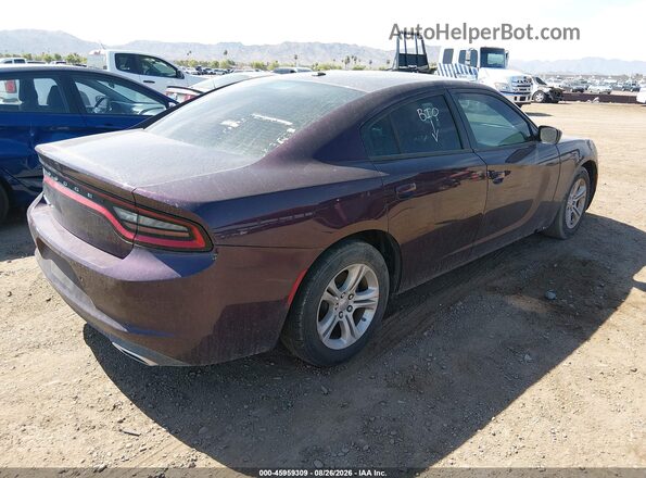 2C3CDXBG3NH157680 2022 DODGE CHARGER Фиолетовый Задняя правая четверть