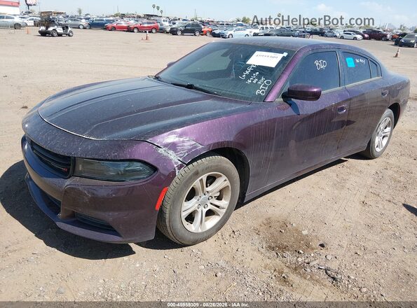 2C3CDXBG3NH157680 2022 DODGE CHARGER Фиолетовый Передняя левая четверть