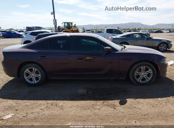 2C3CDXBG3NH157680 2022 DODGE CHARGER Фиолетовый Вид щитка приборов
