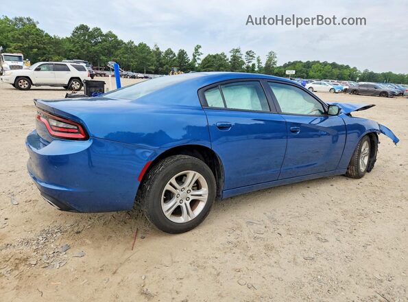 2C3CDXBG3NH259013 2022 DODGE CHARGER Синий Задняя правая четверть