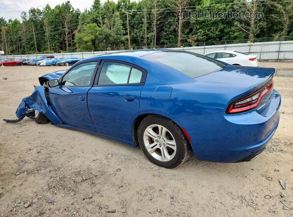 2C3CDXBG3NH259013 2022 DODGE CHARGER Синий Задняя левая четверть