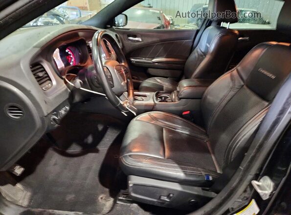 2C3CDXBG3PH523477 2023 DODGE CHARGER Black Вид салону спереду